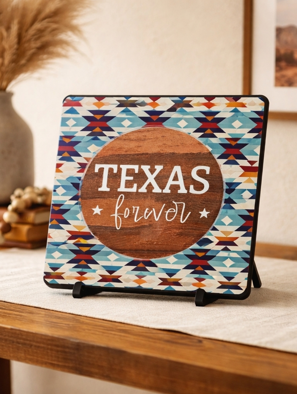 Texas Forever Geometric Outdoor Wall Art NWT